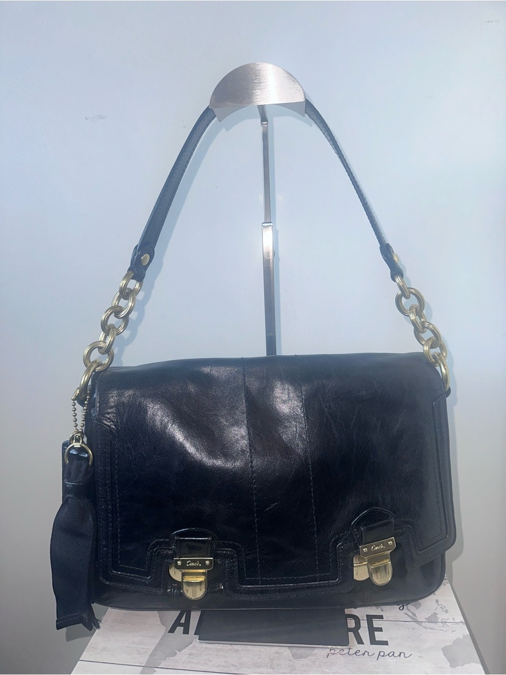 Coach Poppy Pushlock Crossbody Bag!